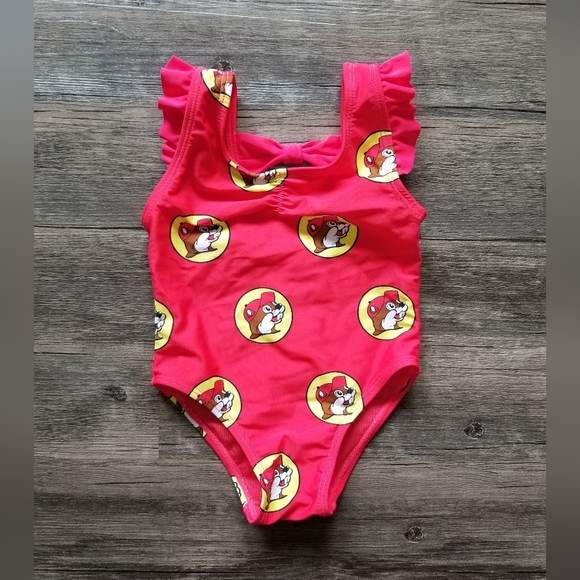 Buc-ee's Logo One Piece Swim Suit - Picture 1 of 3